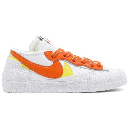 کفش اسپرت مردانه نایک بلیزر مدل Nike Blazer Low dd1877-100 رنگ سفید نارنجی