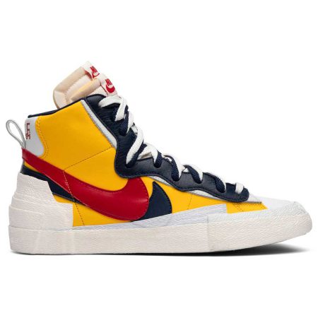 کفش اسپرت مردانه نایک مدل Nike Blazer Mid bv0072-700 رنگ زرد قرمز