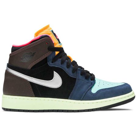کفش بسکتبال نایک جردن مردانه Nike AirJordan1 575441-201 رنگ آبی قهوه ای